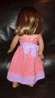 Princess Ansleigh's Sweet Heart Dress - 18" Doll Size