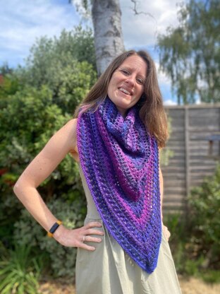 Granny Mesh Shawl