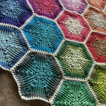 River Rocks Hexagon Blanket