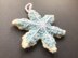 Christmas Sugar Cookie Snowflake Ornament