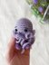 Jellyfish crochet pattern, small amigurumi sea creature pattern