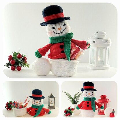 Snowman Candy Box