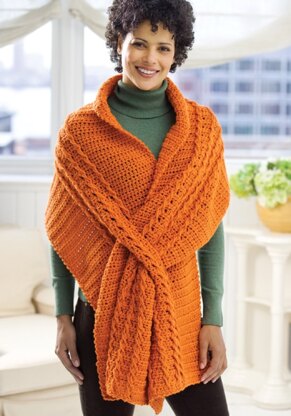 Wrap with Slits in Red Heart Super Saver Economy Solids - WR1811