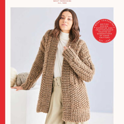 Longline Cardigan in Sirdar Adventure - 10192 - Downloadable PDF