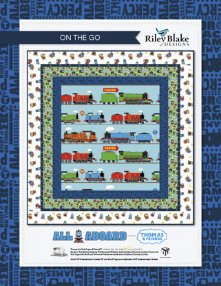 Riley Blake On The Go - All Aboard - Downloadable PDF