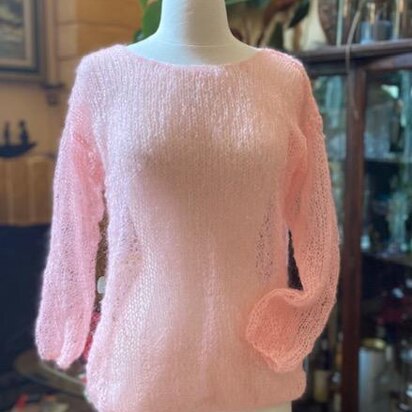 Airy Pink Mohair