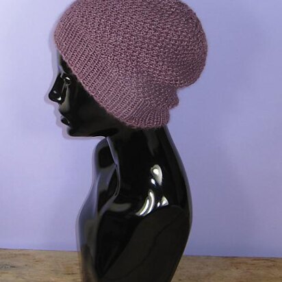 Double Moss (Seed) Stitch Slouch Hat