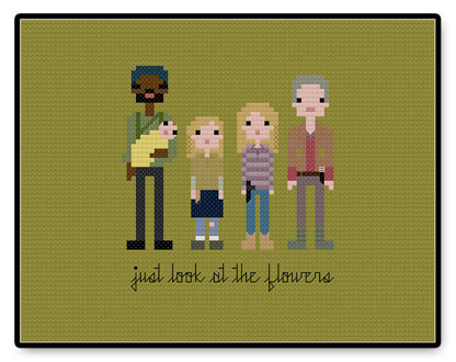 The Walking Dead Season 4 - Carol and Tyreese - PDF Cross Stitch Pattern