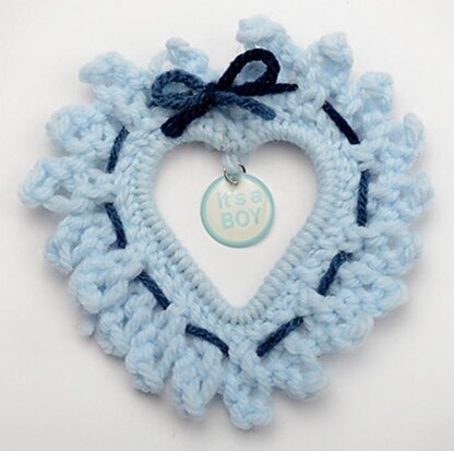 Gender Reveal Heart: It's A Boy! It's A Girl!