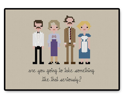 Fawlty Towers - PDF Cross Stitch Pattern