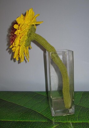 Sunflower knitting pattern