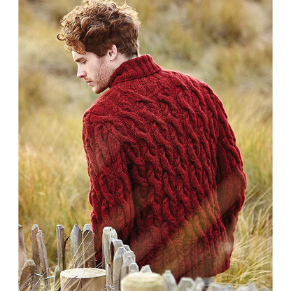 Oversized Cable Brushed Yarn Knitted Jumper