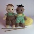 Dungarees set Betsy and Ben dolls