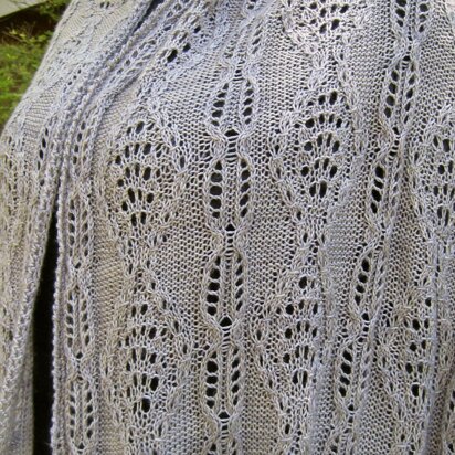 Sanda Cable Lace Shawl