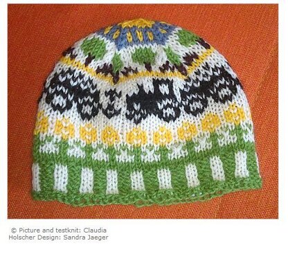 Traktorkindermütze/tractor kids beanie