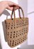 Twisted raffia Tote bag