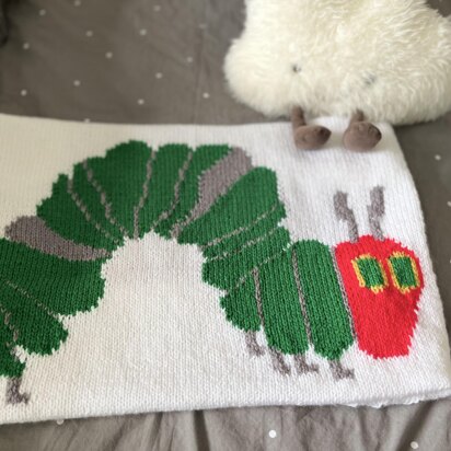 Very Hungry Caterpillar Baby Blanket