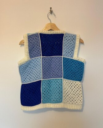Traditional Granny Square Vest
