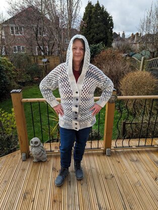 Hooded Granny Cardigan