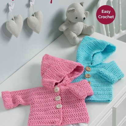 Coat in Hayfield Baby Chunky - 5206 - Downloadable PDF