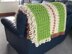 Chunky waffle stitch throw © Seashells Designs