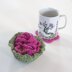 Flower Coasters in Basket