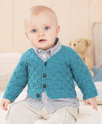 Boys Cardigans in Sirdar Snuggly 4 ply - 1421