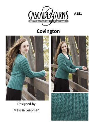 Covington in Cascade Yarns - A181 - Downloadable PDF