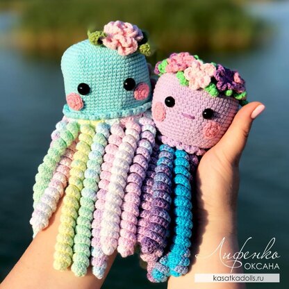 Octopus and Jellyfish Crochet Pattern