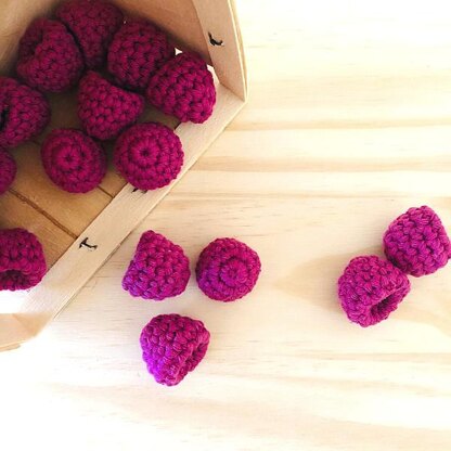 Crochet Raspberries