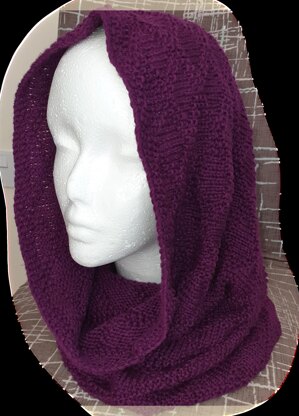 Easy Textured Purple Cowl