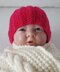 Ainsley - 8ply broken rib baby beanie