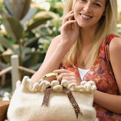 Felted Loopy Tote Bag in Lion Brand Fishermen's Wool