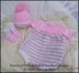 Unisex Romper Set 16-22 inch dolls/newborn/0-3m baby