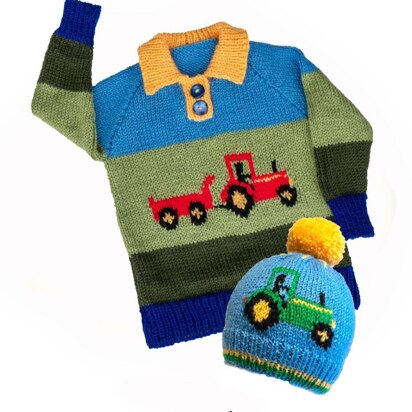 Tractor and trailer sweater