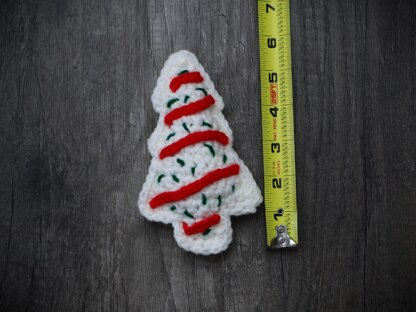 Christmas Tree Cake Little Debbie Amigurumi Food