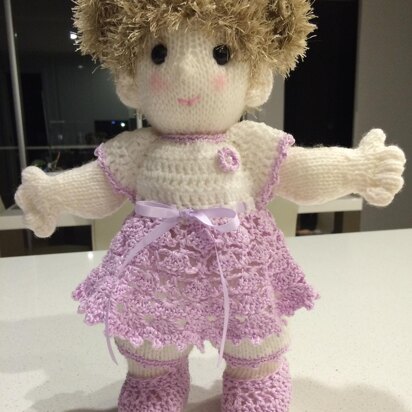 Doll's Crochet Dress for 28-30cm(11-12") Dolls