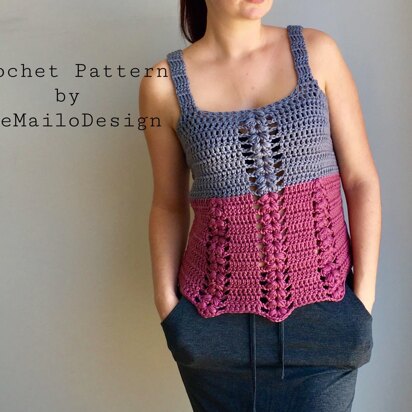 crochet backless tank top tutorial 