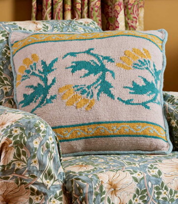 Grafton Cushion Designed by Debbie Bliss & Chloé Elizabeth Birch in Morris DK - Downloadable PDF