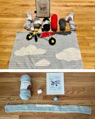 Airplane Baby Blanket