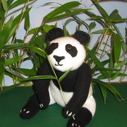 Panda Toy - knitting pattern