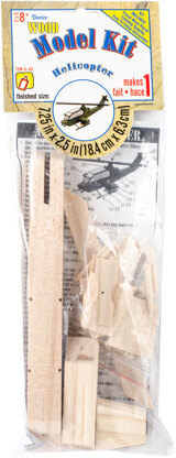 Darice Wood Model Kit - Attack Helicopter 7.5"X2.25"