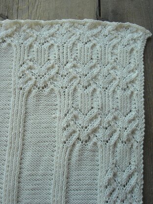 White Softness baby blanket