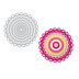 Sizzix Framelits Dies By Stephanie Barnard 7/Pkg - Scallop Circles
