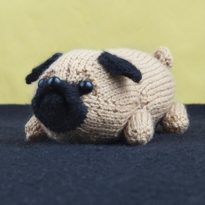 Jolly the Pug - knitting pattern