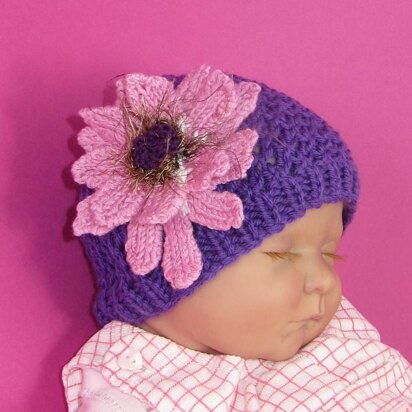 Baby Chunky Lacey Flower Skullcap