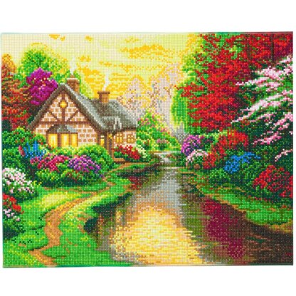 Crystal Art A Quiet Evening, 40x50cm Diamond Painting Kit
