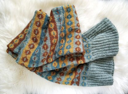 SOOMAA Fair Isle Scarf