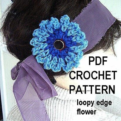 Loopy Flower | Crochet Pattern by Ashton11