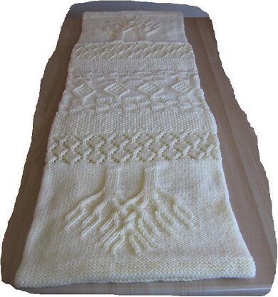 Banyan Love Super Sampler Baby Afghan Lap Blanket 45" x 50"